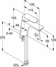  KLUDI AMEO XL  , ,   ,  410260575