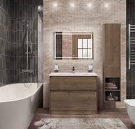    BelBagno KRAFT (1000x460x840) , Rovere Tabacco KRAFT-1000-2C-PIA-RT