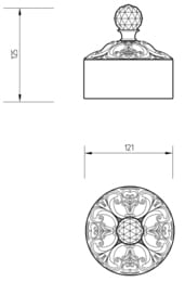 Migliore Cristalia   5  , /SWAROVSKII ML.CRS-60.227.DO/16825