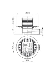   Alcaplast APV1321 (105x105/50) .,  ., . 