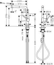  Hansgrohe Talis M54   270   , 1jet Eco,  72845000