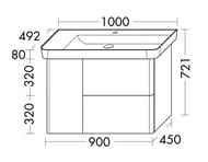    Burgbad Iveo 1000492721 LED, , 2+1 ., 1 .,  SFFW100RF2833G0169