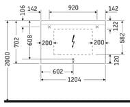  Duravit Light and mirror 120070035    , , ,  LM7858D00