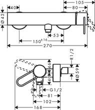  Axor Uno 38621000    , -, 