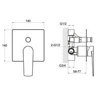    BelBagno CARIN CAR-BASM-CRM , , 