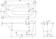   Villeroy & Boch OBERON (1800800605)   UBQ180OBE2V-01+PC01