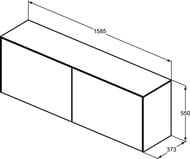    Ideal Standard CONCA (1585x373x550) 4 , ,   T4331Y2