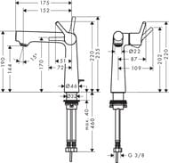  Hansgrohe Talis S 72113000  , ,   , 