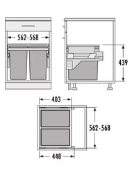     60 (30+30) Hailo Euro-Cargo-Soft 3610-62