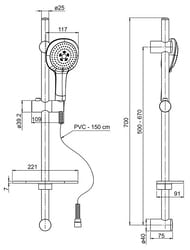   Paini Novara  700,  ,  50CR124/P18