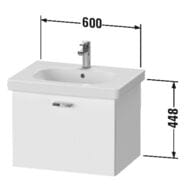    Duravit XBase 600448458 , 1 ,   XB607001818