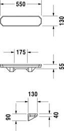  DURAVIT 1930 55013090 .0892550000