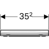    Geberit Smyle Square , , h45, . 500.239.01.1