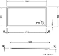   Duravit Starck 1800900    72013400000001