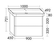    Burgbad Iveo 1000492721 LED, 2 ,  SFEY100F2748G0169