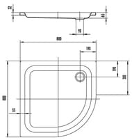   Kaldewei Zirkon 80080065 .511-1  452000010001