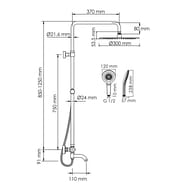   WasserKRAFT A188.116.101.010.CH Thermo , / , 