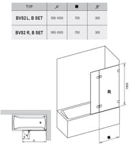    RAVAK BVS2-100 R (995-10051500) ,  ,  Transparent