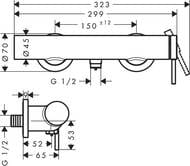  Hansgrohe Tecturis S  , , ,  73622000