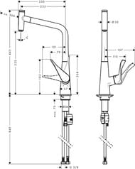  Hansgrohe Metris Select M71   320      14884000