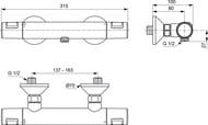 Ideal Standard CERATHERM T25    A7201AA , 