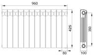   Rifar Monolit Ventil MVL 350   , 12 , 50, 1656 