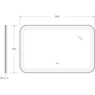  Cezares STYLUS 110x70x3 , , ,  CZR-SPC-STYLUS-1100-700-TCH-WARM