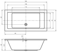   RIHO LUSSO 180x90  , 