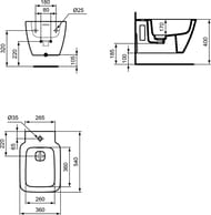 Ideal Standard  ProSys +  STRADA II AquaBlade +   E387001