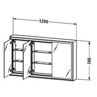 - Duravit L-Cube (1200700154) , , ,  LC7653018180000