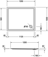   Duravit Starck 12001000    72012300000001