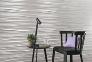   Atlas Concorde 3D Wall Design Ribbon White Matt (400800) , 8SBW (..)