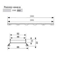    1500 TECEdrainline "plate II" 601572