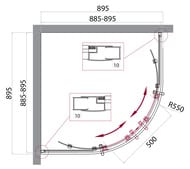   BelBagno Uno (9009001950) UNO-195-R-2-90-C-NERO , / 