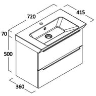    Berloni Bagno Spazia (720415570) 1 ,2 ,   SPZBA2C002CX