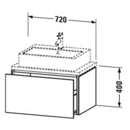      Duravit L-Cube 720400477 1 ,   LC580102222