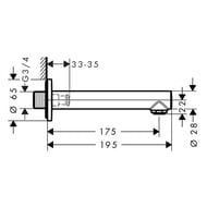    Hansgrohe Talis S 175  72410000