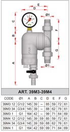  FAR 3/4"   ,   , 100, max: 95 C, 25  FA 39M4 34100