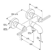  KLUDI Nova Fonte Puristic  /, , ,  205405315