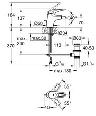  Grohe Eurostyle 2015 33565003   , S-Size, 