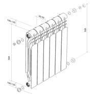   ROYAL THERMO Revolution Bimetall 500 (56448080) 960, 6 , 