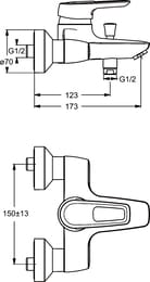 Ideal Standard CERAMIX BLUE   / B9490AA   