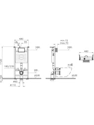 : Vitra+ Sento Rim-E+  ,   9830B003-7211