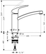  Hansgrohe Focus M41   160    31806000