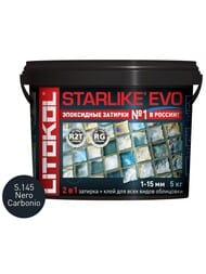   LITOKOL STARLIKE EVO S.145 NERO CARBONIO , 5 