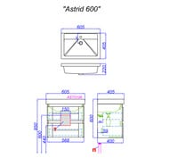    Aqwella ASTRID 60 (605600405) ,   AST0106DD+FST60SLWB01