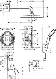   Hansgrohe Crometta S 240 ,    ,  27958000