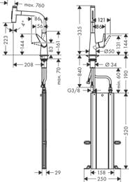  Hansgrohe Talis Select M51   220  ,  73868000