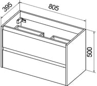    BelBagno KRAFT 39 (805390515) , Bianco Opaco 39-800/390-2C-SO-BO