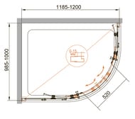   CEZARES ECO (1185-1200985-10001900) RH-2-120/100-C-Cr  .,  